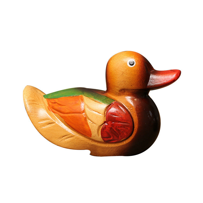 Handcrafted Wooden Duck Figurines Homeandso
