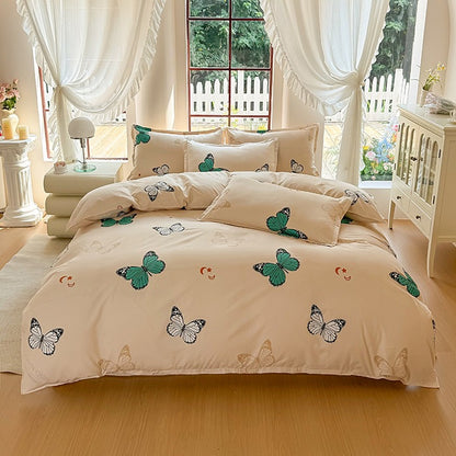 Floral Patterned Duvet Cover Set