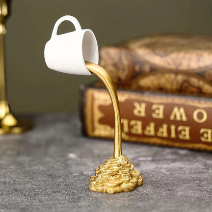 Creative Pouring Coffee Mug Sculpture Homeandso