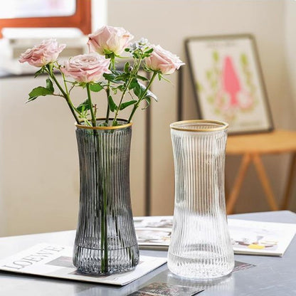 Textured Glass Water Pitcher