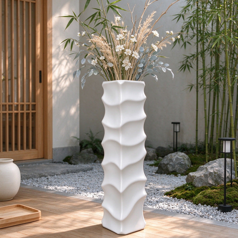 Decorative Slim Wave Vase