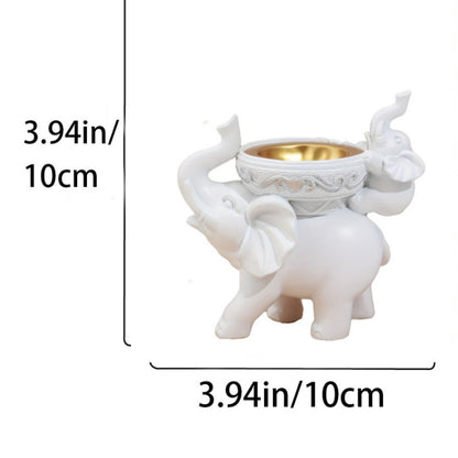 Elephant-Shaped Decorative Planter Homeandso