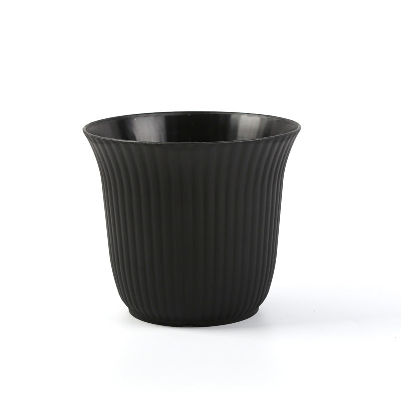 Textured Plastic Plant Pot Homeandso