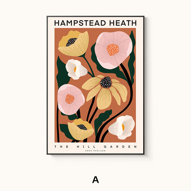 Floral Botanical Art Print Homeandso
