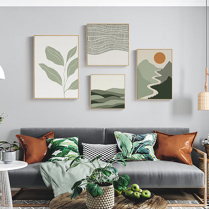 Abstract Wave Design Framed Wall Art Homeandso