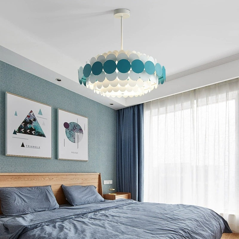 Contemporary Graphic Pendant Light