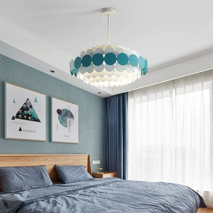 Contemporary Graphic Pendant Light