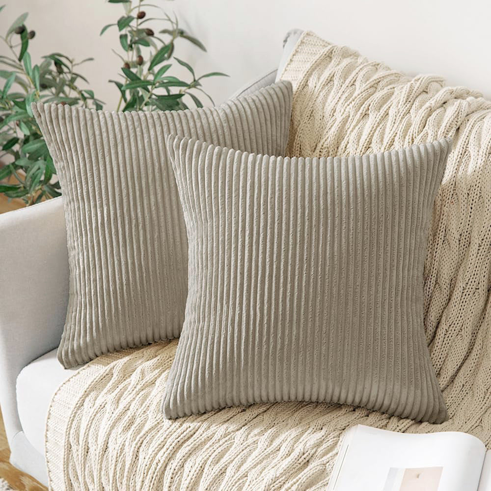 Textured Velvet Decorative Pillow