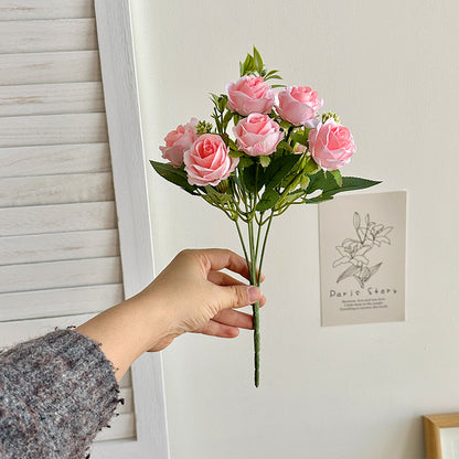 Lifelike Faux Rose Bouquet