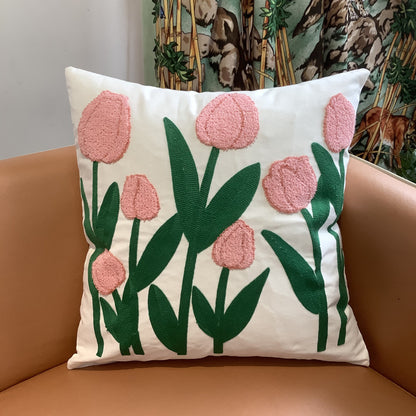 Dekoratives Blumen-Kissen