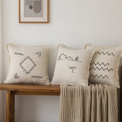 Coastal-Themed Decorative Throw Pillow