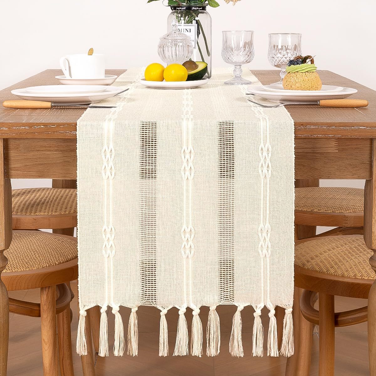 Elegant Table Runner for Dining Room Decor