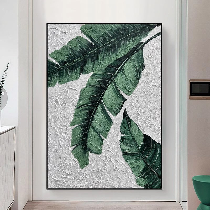 Tropical Leaf Canvas Artwork Homeandso