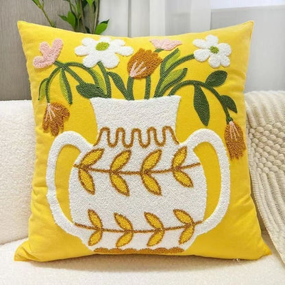 Florale Textur Dekoratives Wurfkissen