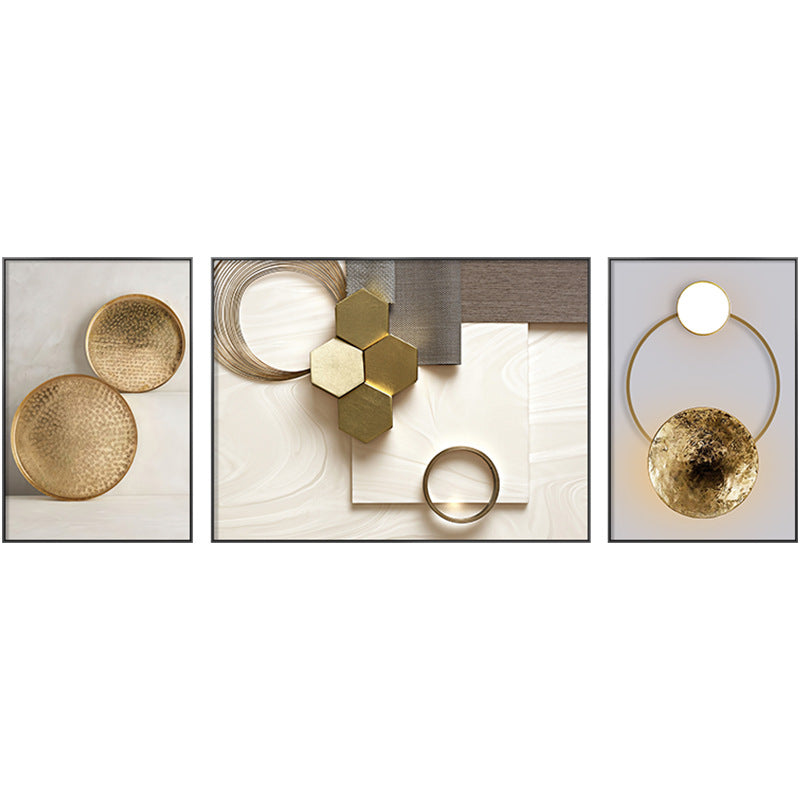 Decorative Geometric Metal Sculpture Homeandso