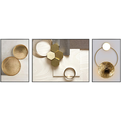 Decorative Geometric Metal Sculpture Homeandso