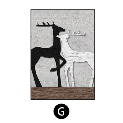 Textured Horse-Themed Wall Art Homeandso