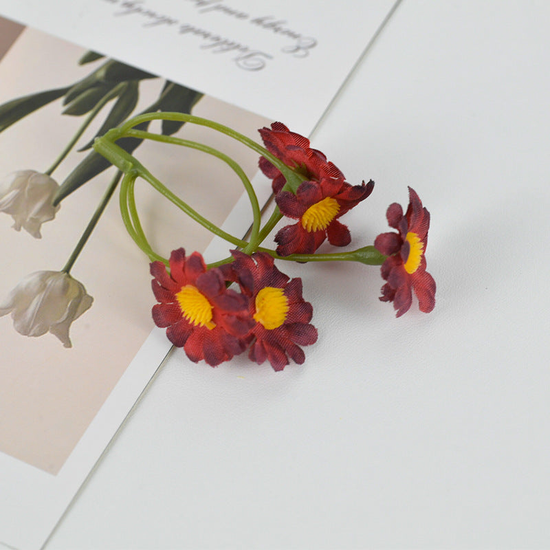 Decorative Faux Daisy Floral Stem for Flower Arrangements