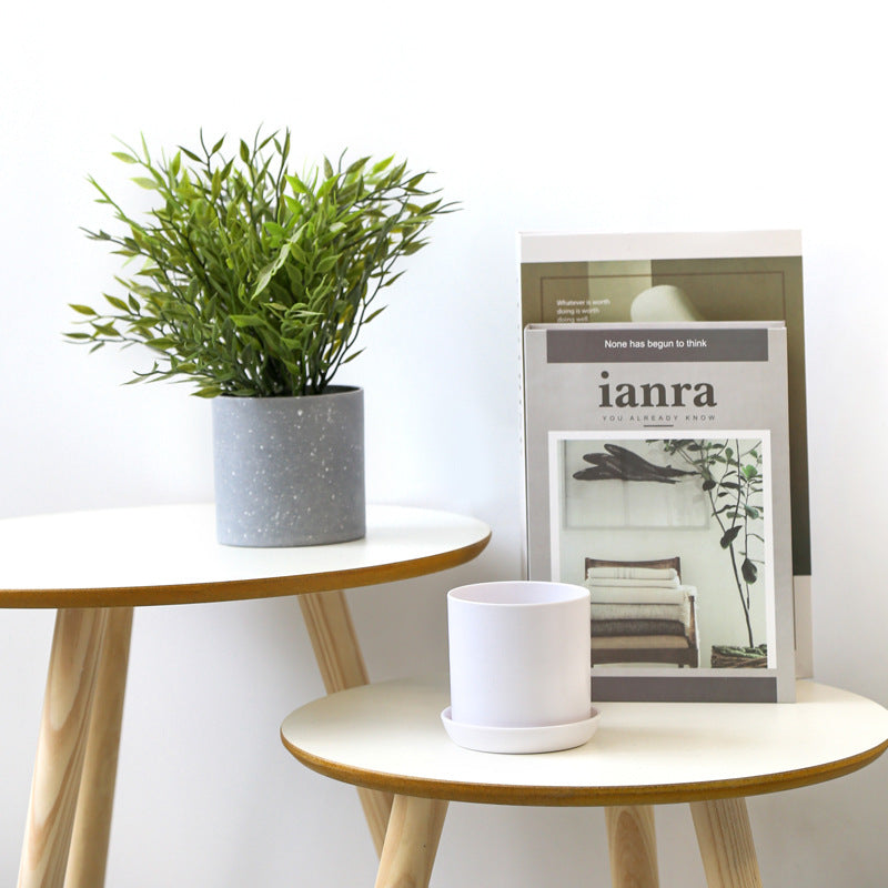 Sleek Ceramic Flower Pot Homeandso
