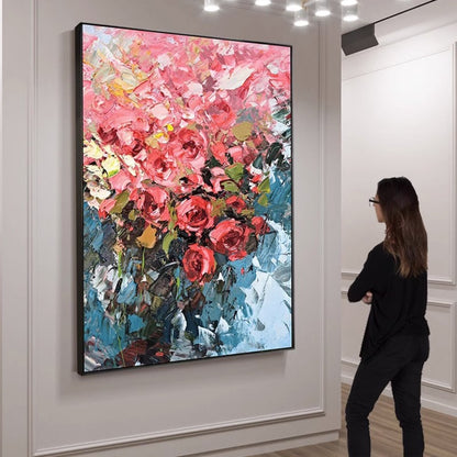Floral Acrylic Canvas Wall Art Homeandso