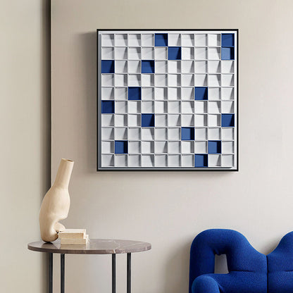 3D Textured Geometric Wall Art Homeandso