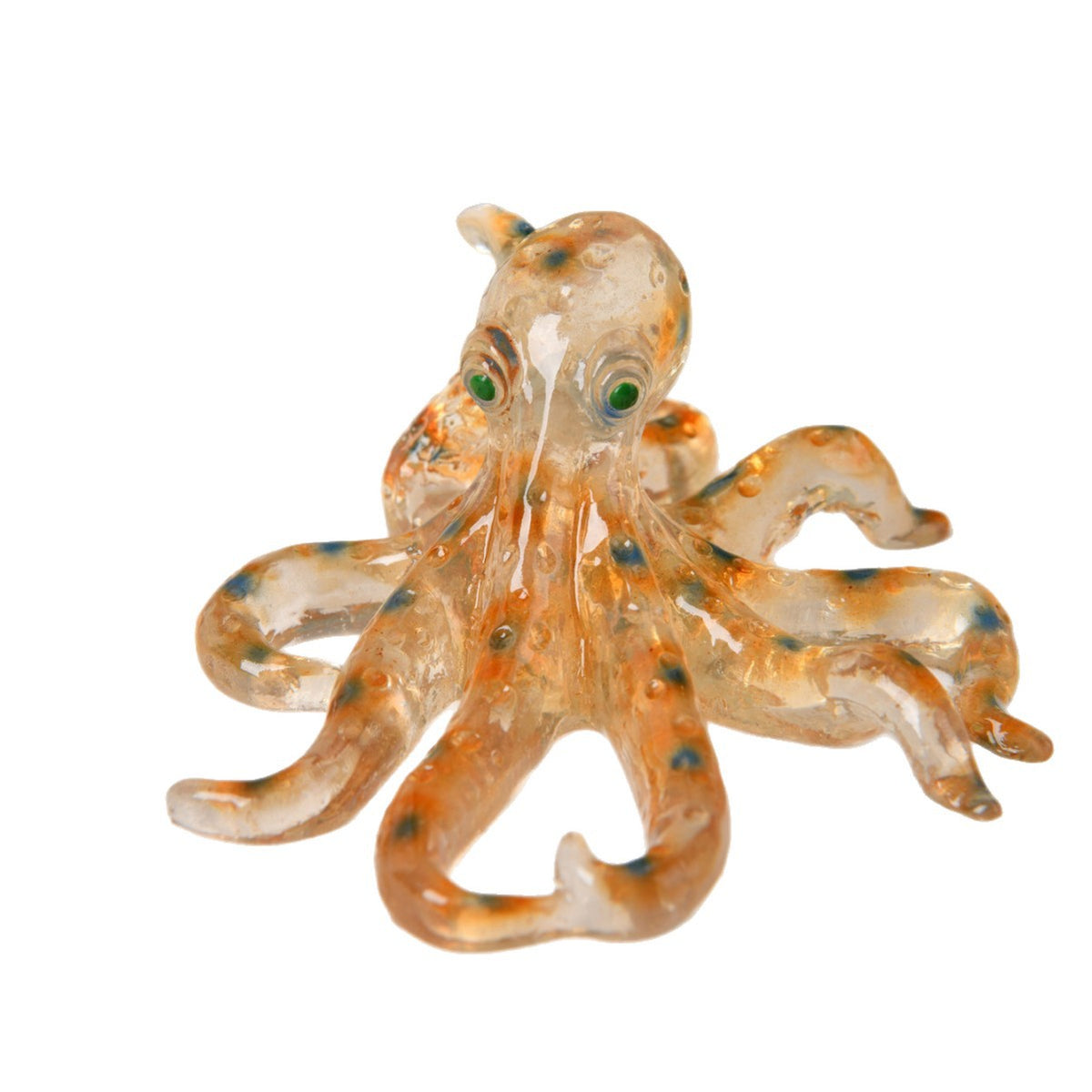 Decorative Glass Octopus Figurine Homeandso