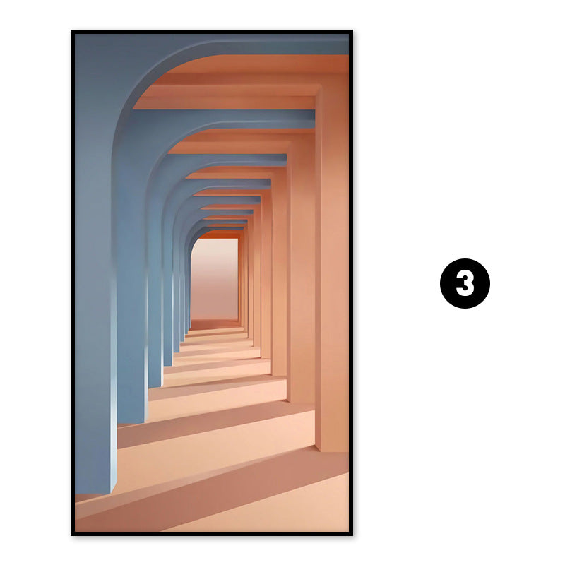 Artistic Entryway Canvas Print Homeandso
