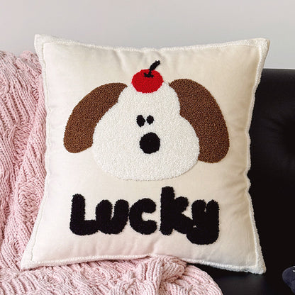 Star-Shaped Plush Cushion