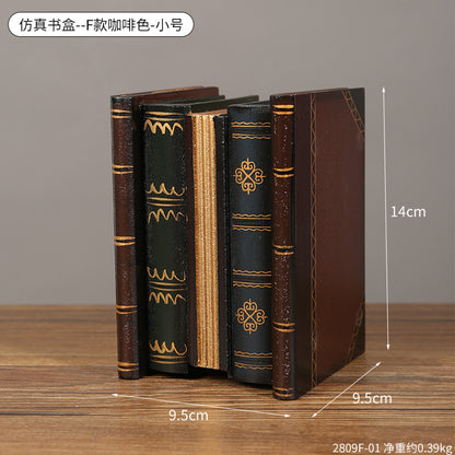 Decorative Antique-Inspired Book Set Homeandso