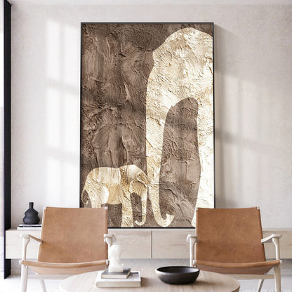Textured Deer Silhouette Canvas Wall Art Homeandso