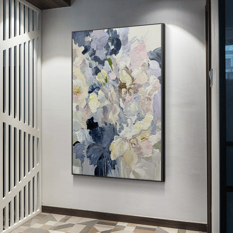 Floral Impressionist Canvas Art Print Homeandso