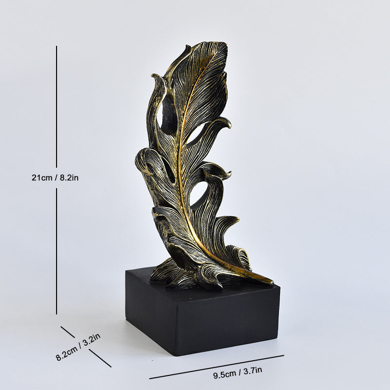 Decorative Leaf Sculpture Homeandso