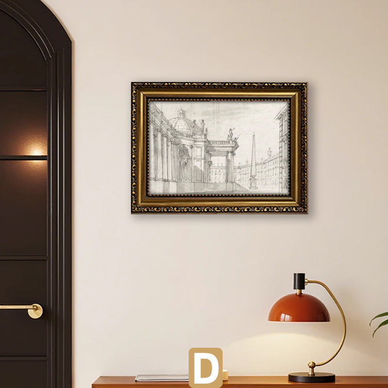 Classic Architectural Framed Wall Art Homeandso