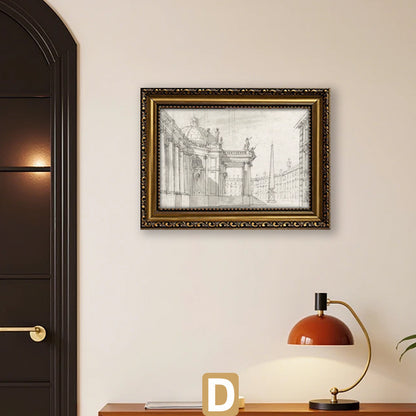 Classic Architectural Framed Wall Art Homeandso