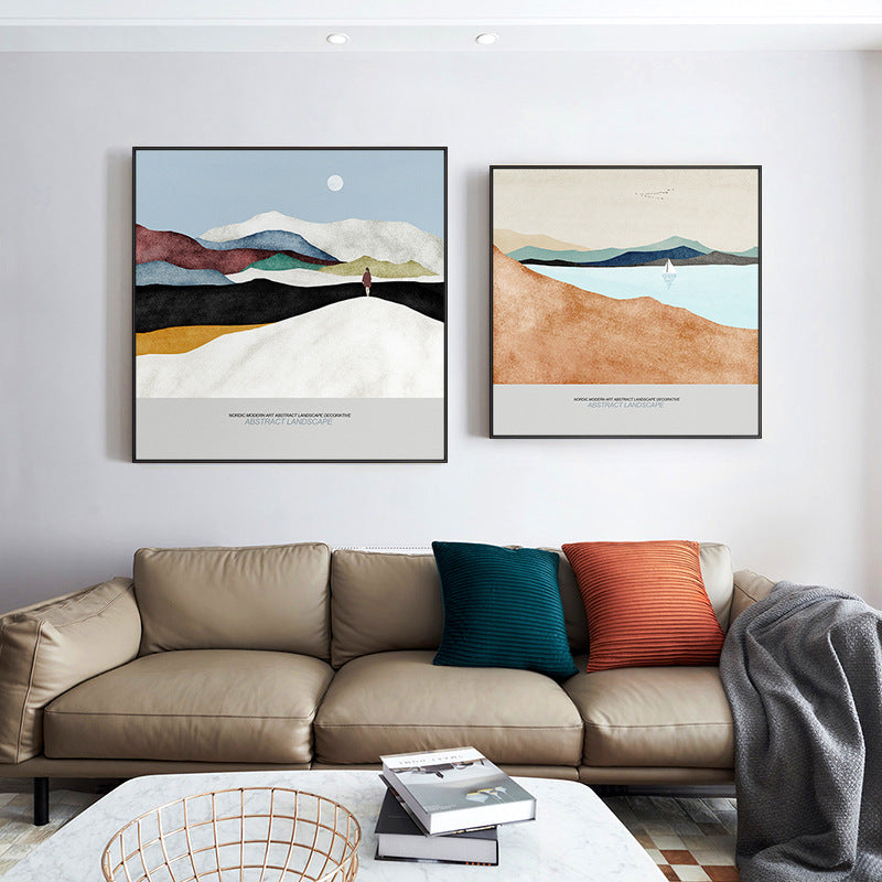 Abstract Landscape Framed Art Print Homeandso
