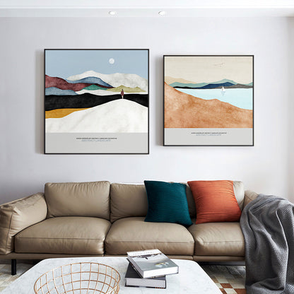Abstract Landscape Framed Art Print Homeandso