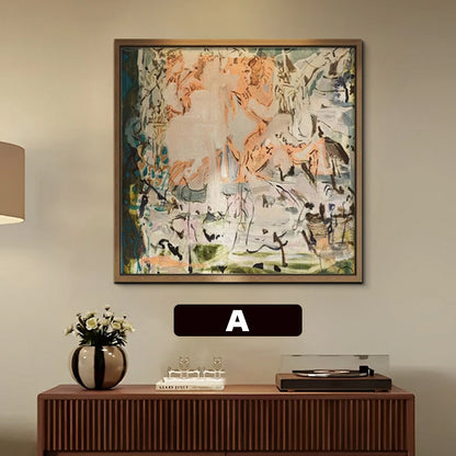 Abstract Expressionist Artwork Homeandso