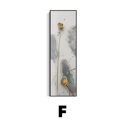 Elegant Vertical Abstract Wall Art Homeandso