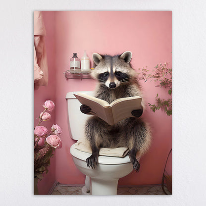 Humorous Animal-Themed Wall Art Print Homeandso