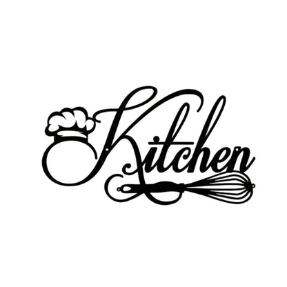 Metal Kitchen Wall Sign Homeandso
