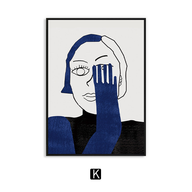 Abstract Line Art Canvas Print Homeandso 1790072945
