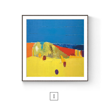 Artistic Coastal Landscape Wall Art Homeandso