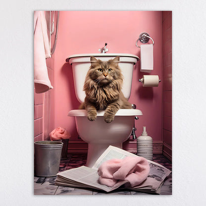 Humorous Animal-Themed Wall Art Print Homeandso