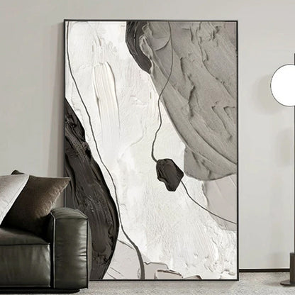Abstract Minimalist Framed Canvas Art Homeandso
