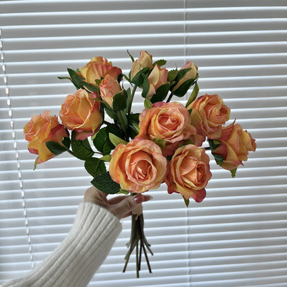Lifelike Artificial Rose Bouquet