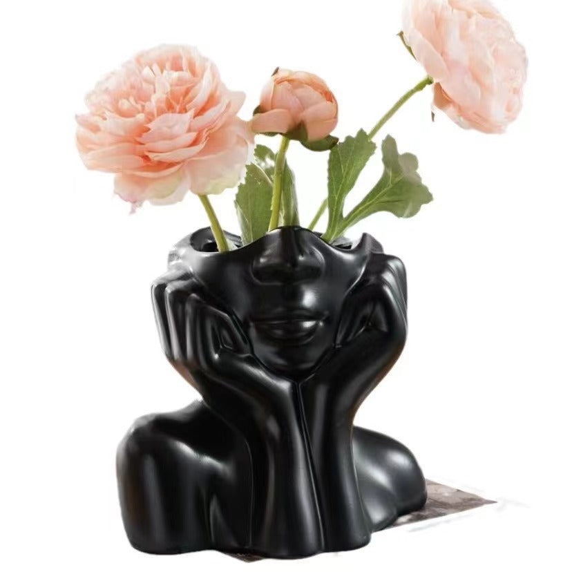 Abstract Face Sculpture Homeandso