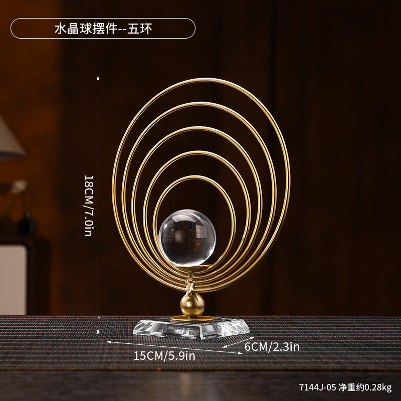 Decorative Crystal Sphere Stand Homeandso