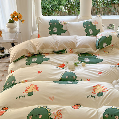Playful Cartoon-Themed Duvet Cover Set Homeandso