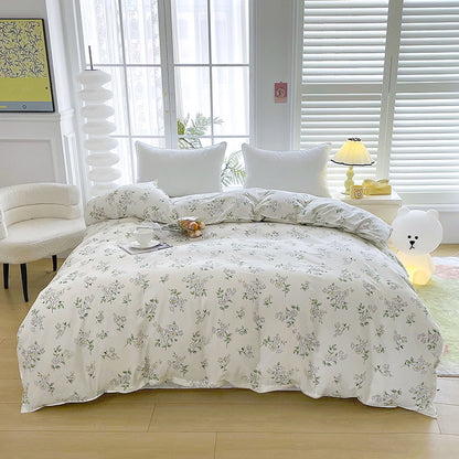 Luxury Floral Print Bedding Set