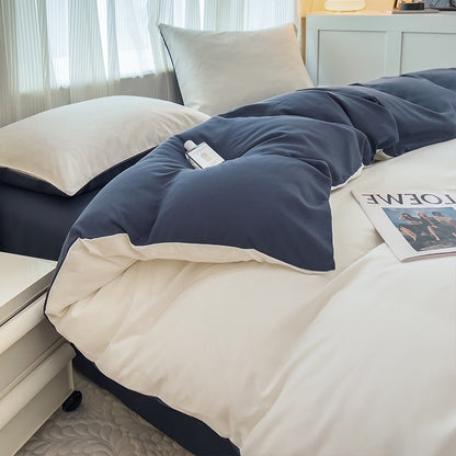 Premium Reversible Hypoallergenic Duvet Cover Set